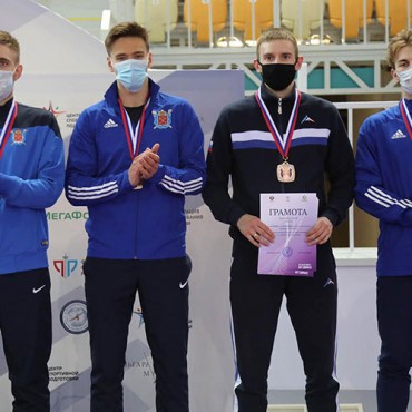 Команда саблистов — бронзовый призер чемпионата России