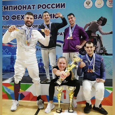 Успех паралимпийцев Санкт-Петербурга на чемпионате России-2022 по фехтованию на колясках.