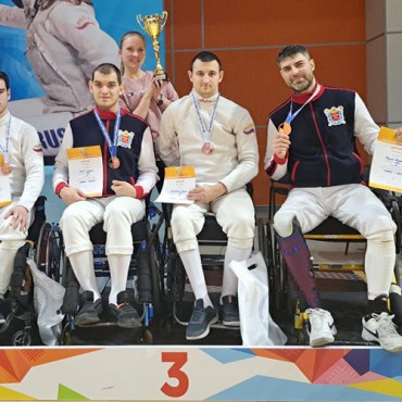 Медали на Чемпионате России по паралимпийскому фехтованию