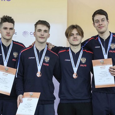 Бронзовые награды команды рапиристов на Кубке России