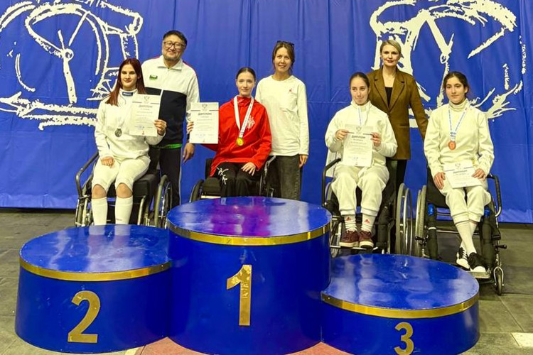 Успех! Первенство России Пода по фехтованию на колясках