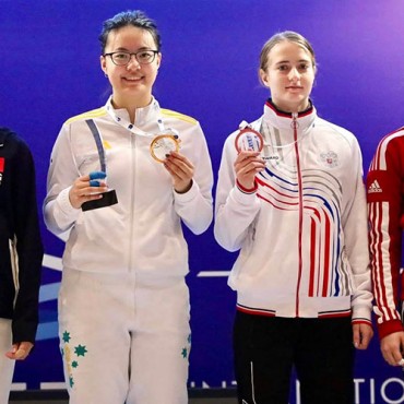 Полина Чечик стала бронзовым призером на этапе Кубка мира среди кадетов в Тбилиси