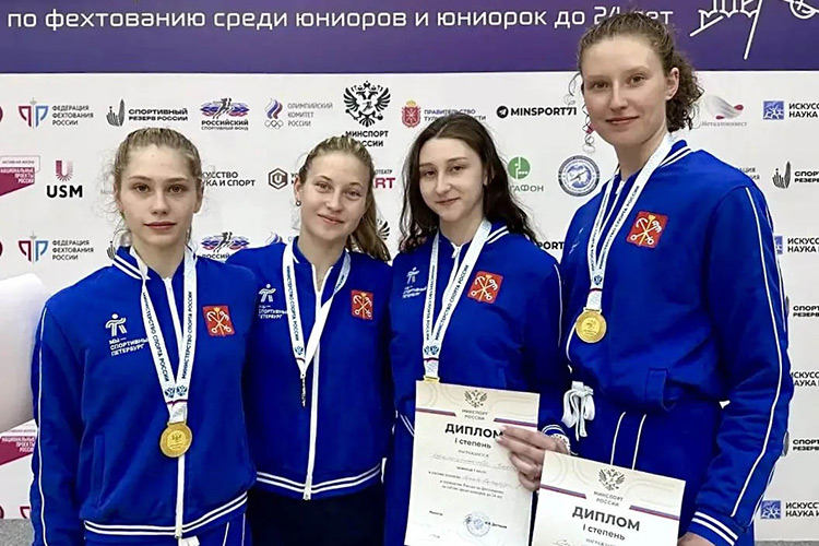 Золото петербургских саблисток на Молодежном командном первенстве России