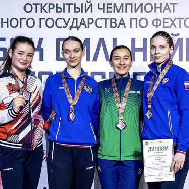 Бронза Александры Сундучковой на Открытом чемпионате Союзного государства по рапире