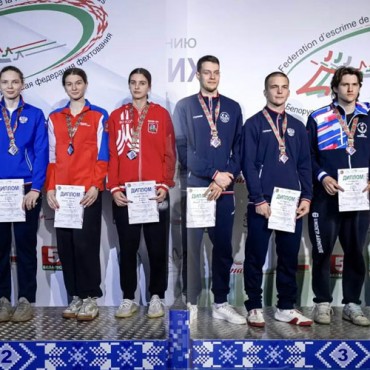 Награды петербуржцев в командных соревнованиях рапиристов  на Открытом чемпионате Союзного государства