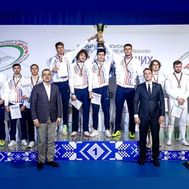 Серебряные медали петербуржцев в команде на Открытом чемпионате Союзного государства по шпаге