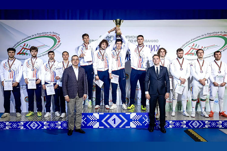Серебряные медали петербуржцев в команде на Открытом чемпионате Союзного государства по шпаге